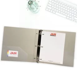 Best reviews of ✨ JAM Paper 3" Glass Twill Plastic 3-Ring Binder 😉 -Jam Paper Shop D341533S 5