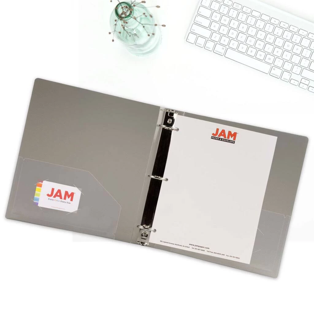 Best Pirce β JAM Paper 2" Glass Twill Plastic 3-Ring Binder π₯° 7 Best Pirce β JAM Paper 2" Glass Twill Plastic 3-Ring Binder π₯° - Image 5