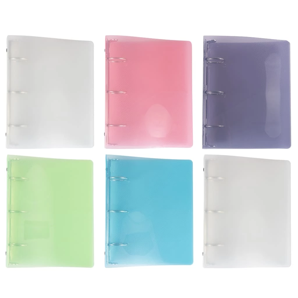 Brand new ❤️ JAM Paper 1.5" Glass Twill Plastic Mini Binders, 6ct. ✔️ 3 Brand new ❤️ JAM Paper 1.5" Glass Twill Plastic Mini Binders, 6ct. ✔️