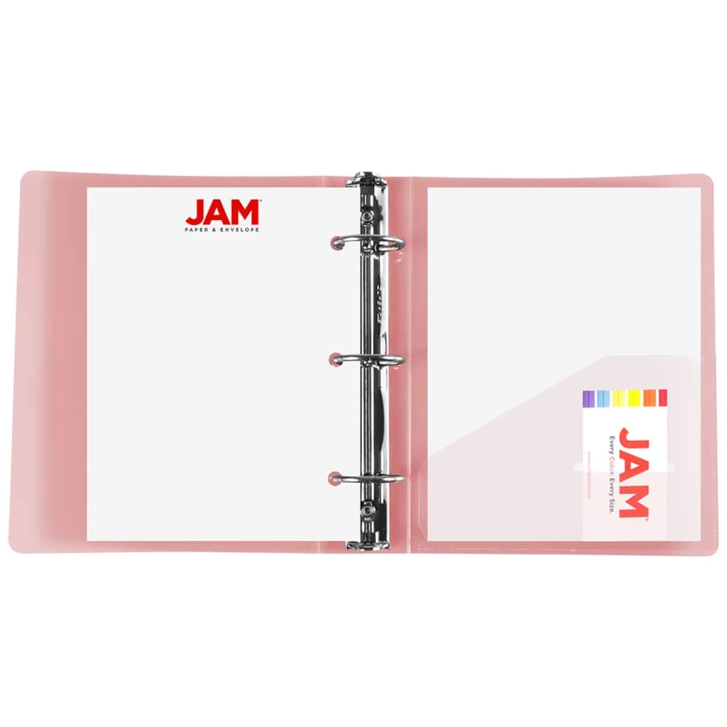 Brand new ❤️ JAM Paper 1.5" Glass Twill Plastic Mini Binders, 6ct. ✔️ 7 Brand new ❤️ JAM Paper 1.5" Glass Twill Plastic Mini Binders, 6ct. ✔️ - Image 5