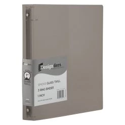 Cheapest 🎉 JAM Paper Glass Twill Plastic 3-Ring Binder ⭐