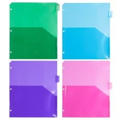 Flash Sale 🎁 JAM Paper 9.75" x 11.5" 8-Tab Plastic Index Tab Dividers with Double Pockets 👍 -Jam Paper Shop D341596S 4