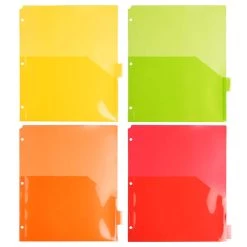 Flash Sale 🎁 JAM Paper 9.75" x 11.5" 8-Tab Plastic Index Tab Dividers with Double Pockets 👍 -Jam Paper Shop D341596S 5