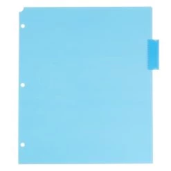 Flash Sale ✔️ JAM Paper 9.75" x 11.5" 5-Tab Plastic Index Tab Dividers with Double Pockets, 2 Pack 🔔 -Jam Paper Shop D341598S 5