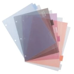 Hot Sale 🎁 JAM Paper 8.5" x 11" 8-Tab Plastic Index Tab Dividers, 6 Pack ⭐ -Jam Paper Shop D341599S 3
