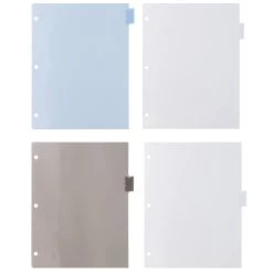 Hot Sale 🎁 JAM Paper 8.5" x 11" 8-Tab Plastic Index Tab Dividers, 6 Pack ⭐ -Jam Paper Shop D341599S 4