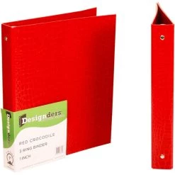 Coupon 🌟 JAM Paper 1" Crocodile Textured 3-Ring Binder 👍