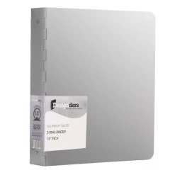 Deals 🥰 JAM Paper 1.5" Silver Aluminum 3-Ring Binder 🔔