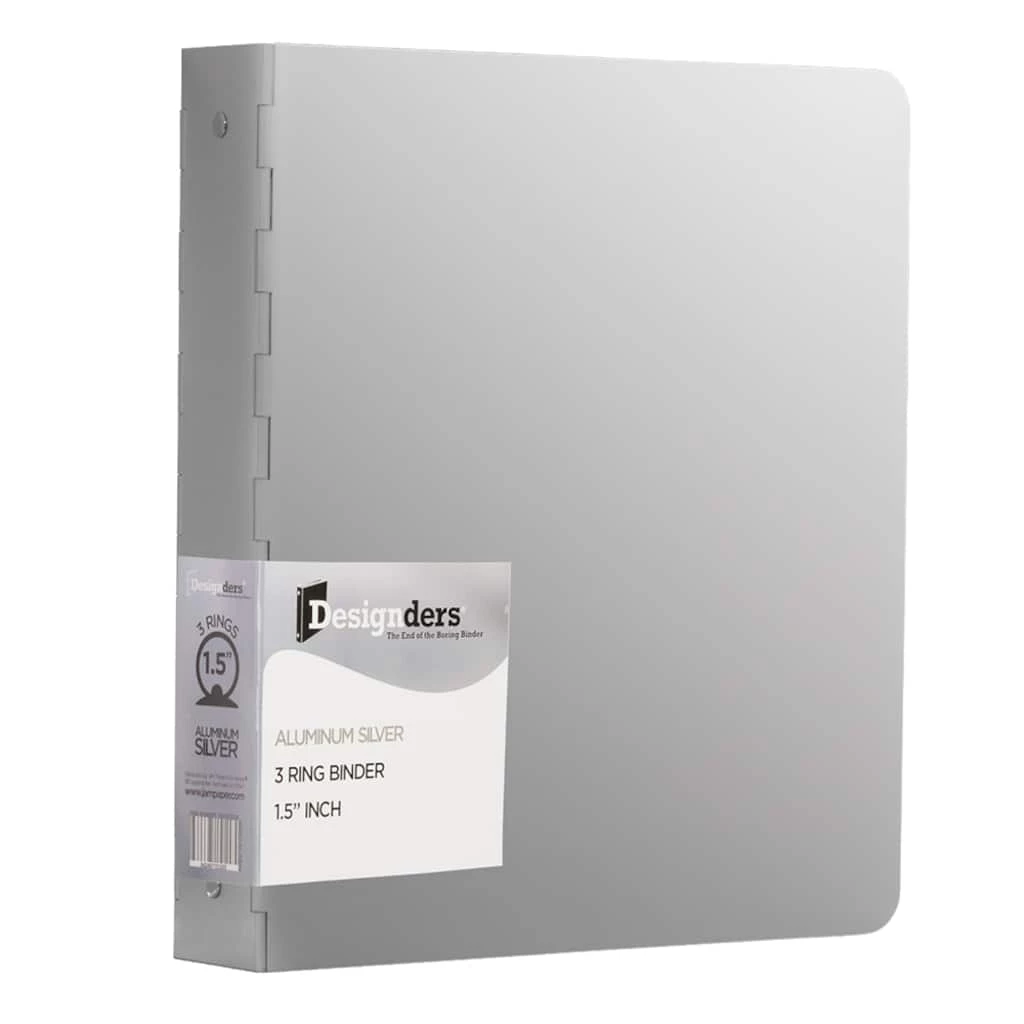 Deals π₯° JAM Paper 1.5" Silver Aluminum 3-Ring Binder π 3 Deals π₯° JAM Paper 1.5" Silver Aluminum 3-Ring Binder π