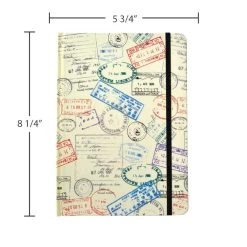 Budget 🔥 JAM Paper Passport Design Hardcover Notebook ❤️ -Jam Paper Shop D341649S 3