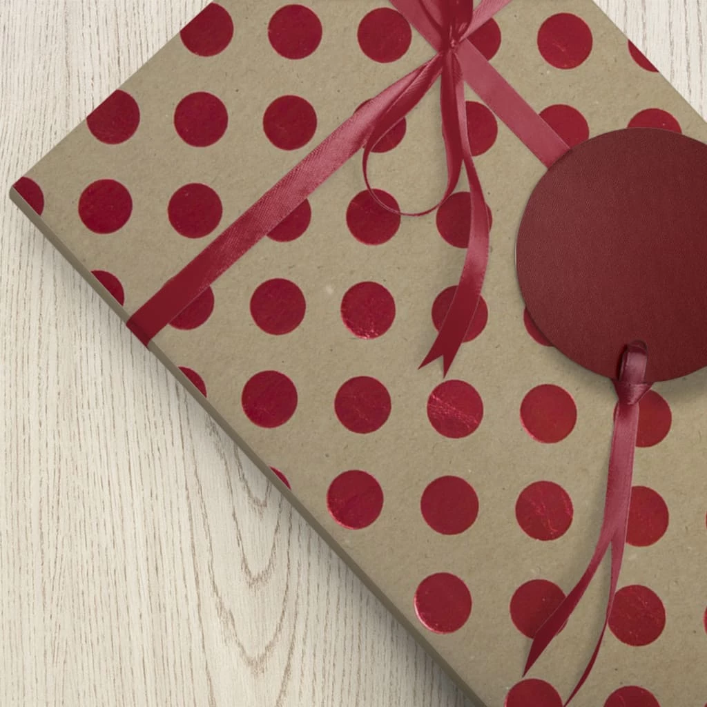 Hot Sale β¨ JAM Paper Red Foil Polka Dots Gift Wrap π 6 Hot Sale β¨ JAM Paper Red Foil Polka Dots Gift Wrap π - Image 4
