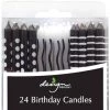 Promo π JAM Paper Black & White π₯³ Birthday Candle Sticks, 24ct. β 1 Promo π JAM Paper Black & White π₯³ Birthday Candle Sticks, 24ct. β -Jam Paper Shop D341759S 1