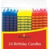 Hot Sale ❤️ JAM Paper Primary Colors 🎂 Birthday Candle Sticks, 24ct. ❤️