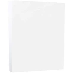 Discount 😀 JAM Paper White 8.5" x 11" Bristol Vellum Cardstock, 100 Sheets ✨