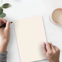 Hot Sale ⌛ JAM Paper Strathmore Natural White Linen 8.5" x 11" Heavy-Weight Cardstock, 50 Sheets 🌟 -Jam Paper Shop D341838S 2