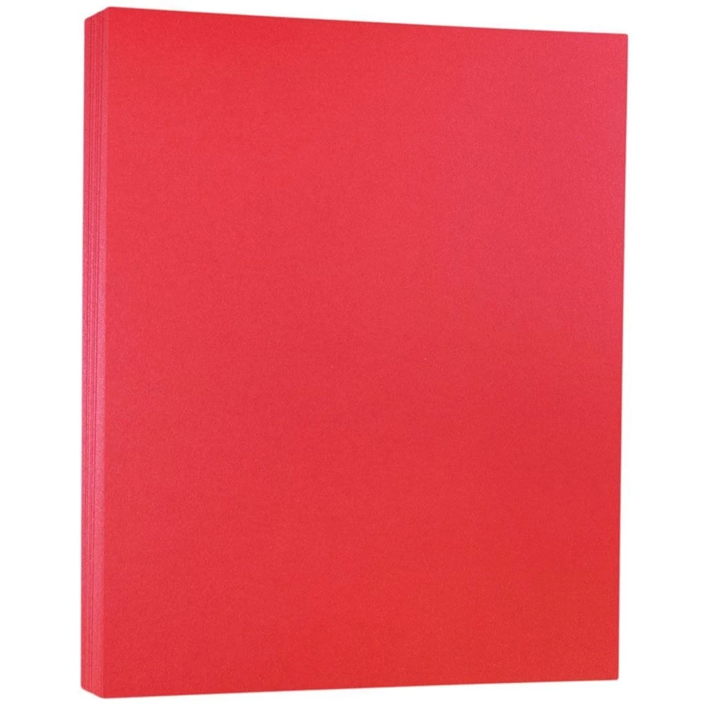 Flash Sale π JAM Paper Red 8.5" x 11" Heavy-Weight Metallic Cardstock, 50 Sheets β¨ 3 Flash Sale π JAM Paper Red 8.5" x 11" Heavy-Weight Metallic Cardstock, 50 Sheets β¨