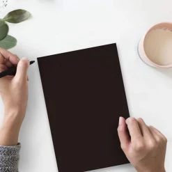 Best Pirce 😉 JAM Paper Matte Black Linen 8.5" x 11" 80lb. Cardstock, 250 Sheets 🌟 -Jam Paper Shop D341991S 2