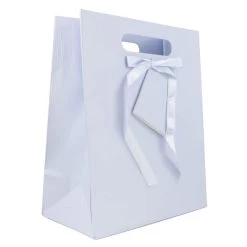 Discount βοΈ JAM Paper Large Light Blue Pinstripe Gift Bags, 3ct. π₯°