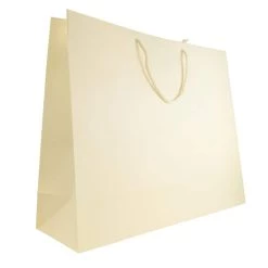 Discount π JAM Paper Jumbo Ivory Matte Horizontal Gift Bags, 24ct. π
