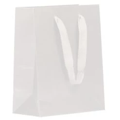 Promo βοΈ JAM Paper Medium White Matte Heavy Duty Kraft Gift Bags, 10ct. π