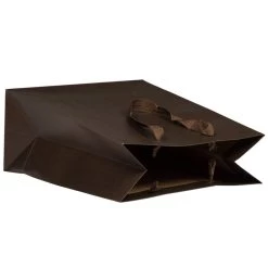Wholesale 🔔 JAM Paper Large Chocolate Brown Matte Heavy Duty Kraft Gift Bags, 3ct. 👍 -Jam Paper Shop D342090S 4