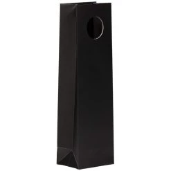 Hot Sale 🥰 JAM Paper Black Heavy Duty Wine Gift Bag, 3ct. ✔️