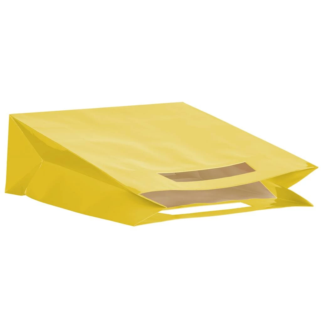 Cheap π JAM Paper Large Yellow Heavy Duty Bags with Trapezoid Handle, 3ct. π― 6 Cheap π JAM Paper Large Yellow Heavy Duty Bags with Trapezoid Handle, 3ct. π― - Image 4