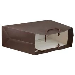 Coupon 🧨 JAM Paper Matte Chocolate Brown Trapezoid Gift Bags with Rope Handles, 100ct. 🎉 -Jam Paper Shop D342134S 4