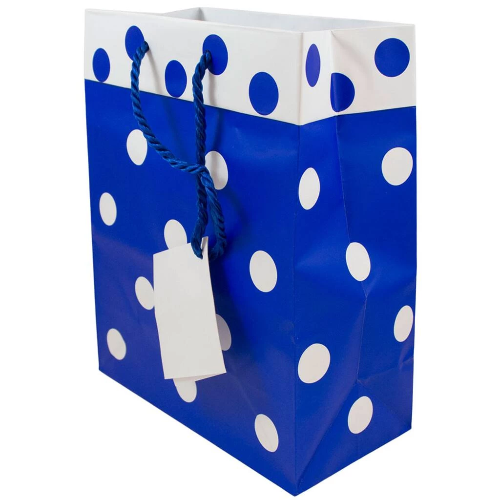 Coupon 𧨠JAM Paper Medium Blue & White Polka Dot Matte Gift Bags, 24ct. π 4 Coupon 𧨠JAM Paper Medium Blue & White Polka Dot Matte Gift Bags, 24ct. π - Image 2