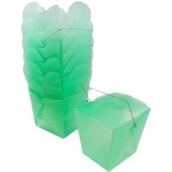 Promo 👏 JAM Paper Green Large Plastic Chinese Takeout Container, 60ct. 😉 -Jam Paper Shop D342274S 4