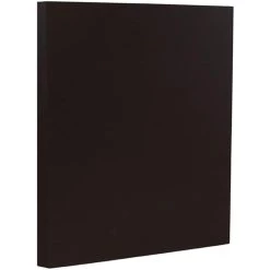 Buy 😉 JAM Paper Matte Black Linen 8.5" x 11" 32lb. Recycled Paper, 50 Sheets 💯