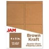 Buy π₯° JAM Paper Quarter Sheet Brown Kraft Shipping Address Labels, 120ct. π 2 Buy π₯° JAM Paper Quarter Sheet Brown Kraft Shipping Address Labels, 120ct. π -Jam Paper Shop D342640S 1