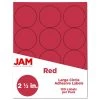 Outlet 🎉 JAM Paper 2.5" Circle Product & Container Labels, 120ct. 🧨 -Jam Paper Shop D342689S 1