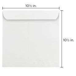 Cheapest ✔️ JAM Paper 10.5" White Square Invitation Envelopes 25ct. 💯 7 Cheapest ✔️ JAM Paper 10.5" White Square Invitation Envelopes 25ct. 💯 -Jam Paper Shop D342776S 3