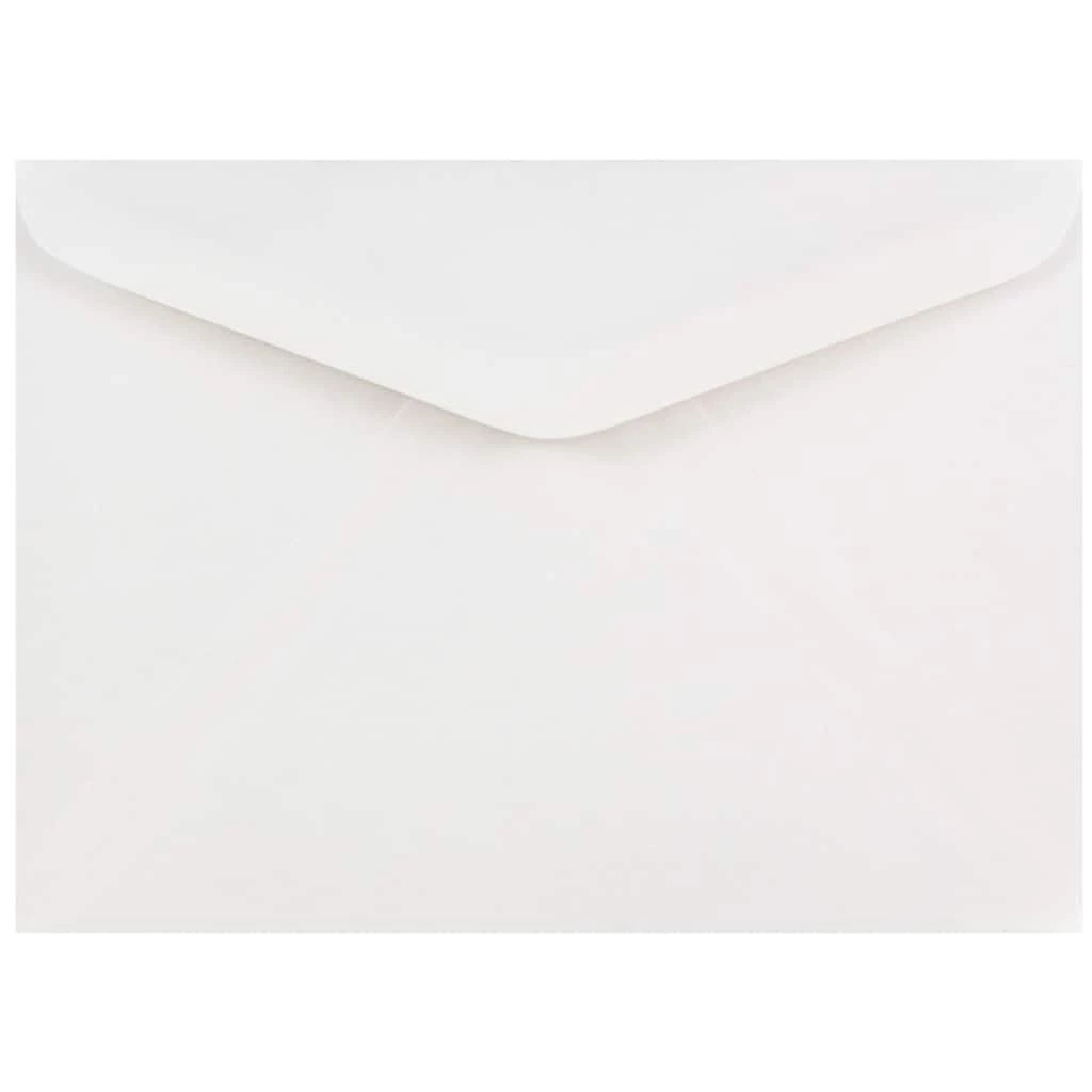 Promo π JAM Paper White A7 Invitation Envelopes with V-Flap, 100ct. π 3 Promo π JAM Paper White A7 Invitation Envelopes with V-Flap, 100ct. π