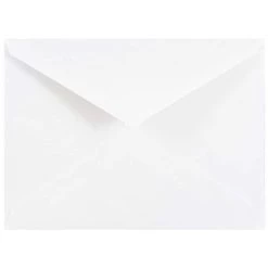 New π― JAM Paper 4Bar A1 White Invitation Envelopes with V-Flap, 100ct. β€οΈ