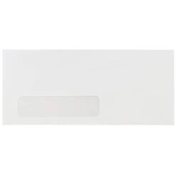 Budget 🤩 JAM Paper 4" x 9.5" White Commercial Window Envelope, Bulk ⭐