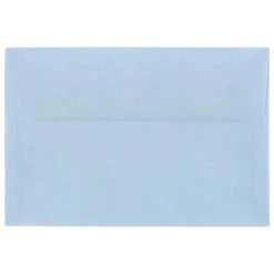 Deals 🥰 JAM Paper A8 Surf Blue Translucent Vellum Invitation Envelopes, 50ct. 👍