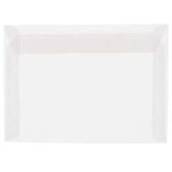Outlet 🔥 JAM Paper 8.75" x 11.5" Translucent Clear Vellum Envelopes, 25ct. 🔔