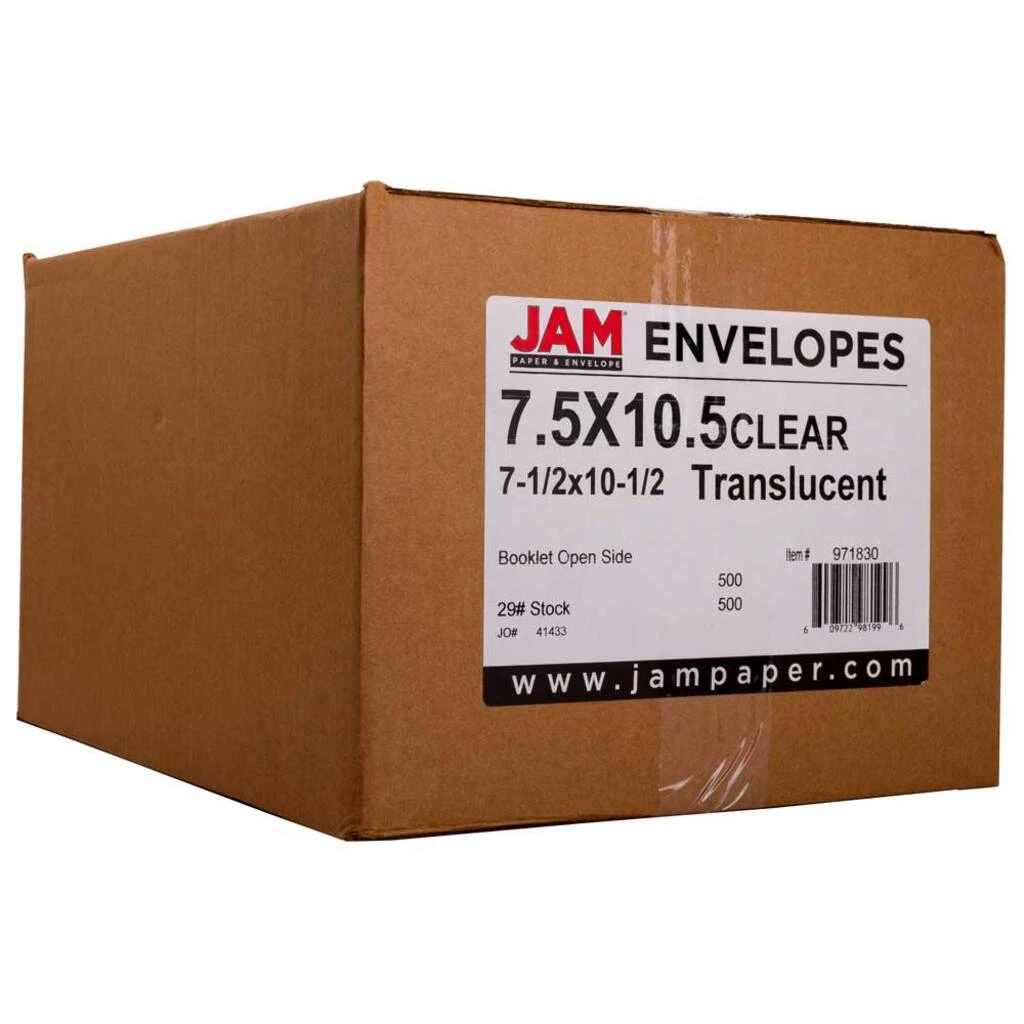 Best reviews of 🧨 JAM Paper 7.5" x 10.5" Translucent Clear Vellum Envelopes, 25ct. 👍 4 Best reviews of 🧨 JAM Paper 7.5" x 10.5" Translucent Clear Vellum Envelopes, 25ct. 👍 - Image 2