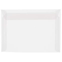 Coupon 🔔 JAM Paper 10" x 13" Translucent Clear Vellum Envelopes, 25ct. 😀