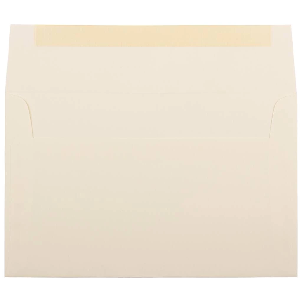 Best Sale π JAM Paper A10 Natural White Pinstripe Strathmore Invitation Envelopes, 25ct. π 4 Best Sale π JAM Paper A10 Natural White Pinstripe Strathmore Invitation Envelopes, 25ct. π - Image 2