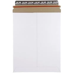 Flash Sale 🎁 JAM Paper 9.75" x 12.25" White Flat Photo Mailer Peel & Seal Closure Envelopes, 6ct. 🥰