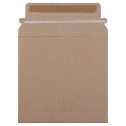 Best Sale 👏 JAM Paper 6" x 6" Brown Kraft Flat Photo Mailer Peel & Seal Closure Envelopes, 6ct. ✔️ -Jam Paper Shop D343554S 3