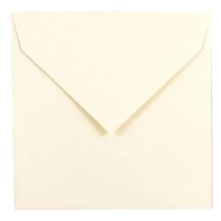 New 😉 JAM Paper 7.5" x 7.5" Natural White Square Invitation Euro Flap Envelopes, 50ct. 😀