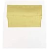 Best Pirce ✔️ JAM Paper 4.375" x 5.75" Foil Invitation Envelopes, 50ct. 🧨