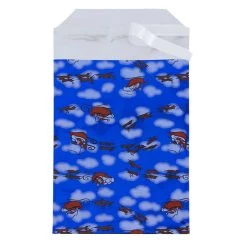 Buy ❤️ JAM Paper 6.25" x 7.875" Blue Santa Peel & Seal Closure Foil Envelopes, 100ct. 💯 -Jam Paper Shop D343850S 3
