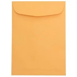 Cheap π JAM Paper 7.5" x 10.5" Brown Kraft Recycled Manila Open End Envelopes, 100ct. π