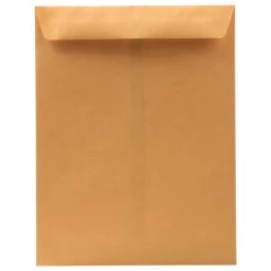 New 👍 JAM Paper 10" x 13" Brown Kraft Recycled Manila Open End Envelopes, 100ct. 🤩