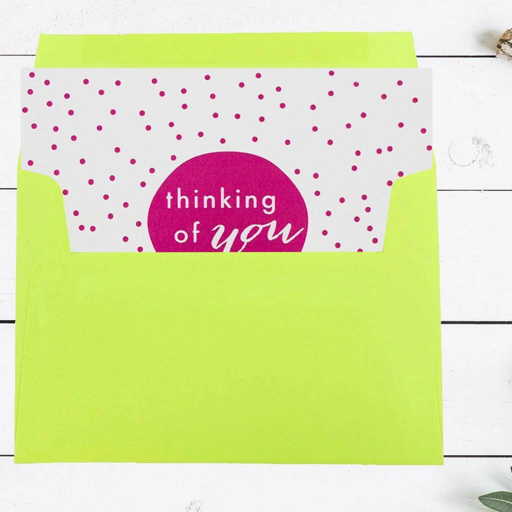 Deals π₯° JAM Paper A7 Ultra Lime Green Invitation Envelopes, 50ct. π― 5 Deals π₯° JAM Paper A7 Ultra Lime Green Invitation Envelopes, 50ct. π― - Image 3